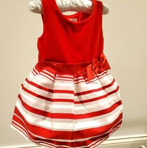 Toddler Red and White Fancy Dress